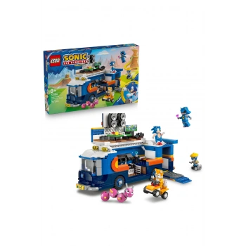 ® Sonic the Hedgehog™ Sonic Takımı Komuta Kamyonu 77006 - 8+ Yaratıcı Oyuncak Yapım Seti (747P)