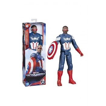 Marvel Studios Titan Hero Serisi Captain America Aksiyon Figürü 30 Cm