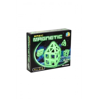 Kzl-jh6895 Kızılkaya, Sihirli Parlayan Manyetik Set 9 Parça