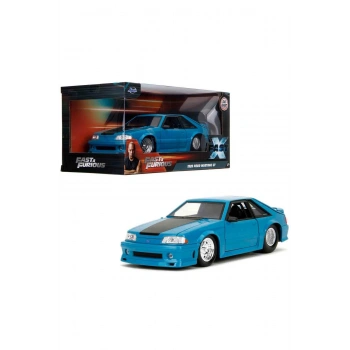 1:24 Fast & Furious 1989 Ford Mustang GT Die Cast Model Araba