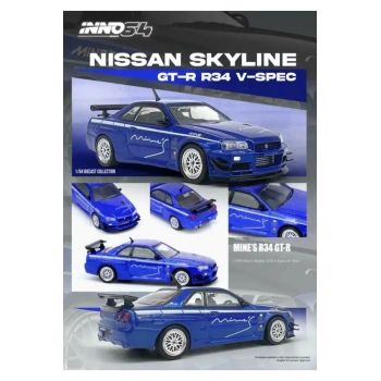 Inno 164 Nıssan Skylıne Gt-R (R34) V-Spec Tuned By In64-R34Vs-Mınes-Bl