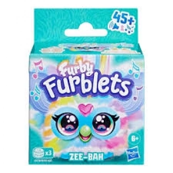 Furby Furblets Zee-bah Elektronik Mini Peluş 45+ Sesli 6+ Yaş Çok Renkli