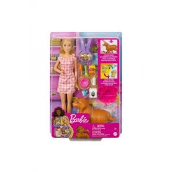 BARBİE ve YENİ DOĞAN KÖPEK SETİ