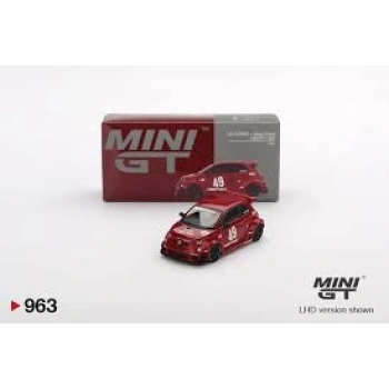 Mini Gt 1/64 Lb-works X Abas Works Abarth 595 Red
