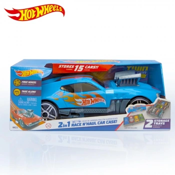 Hot Wheels Race N Haul 2si 1 Arada Saklama Kutusu Çok Renkli