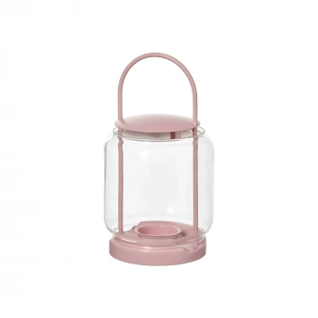 TOFSAND fener, pembe, 21 cm, iç/dış mekan
