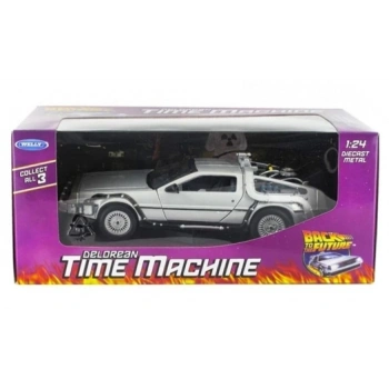 Geleceğe Dönüş Seri 1 Metal Model Araba Efsane Delorean 1:24 ölçek