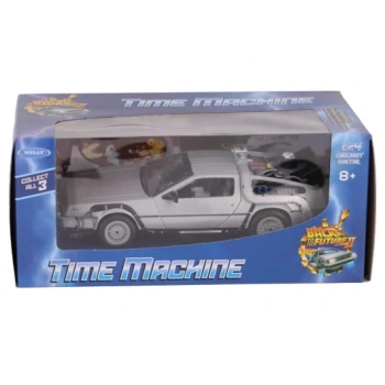 Geleceğe Dönüş Seri 2 Metal Model Araba Efsane Delorean 1:24 Ölçek