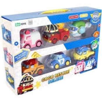 Neco Toys Robocar Polı Gogo Rescue Deluxe 6Lı Set