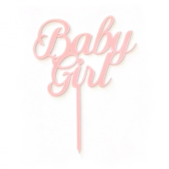 Pasta Süsü Baby Girl (Cake Topper)
