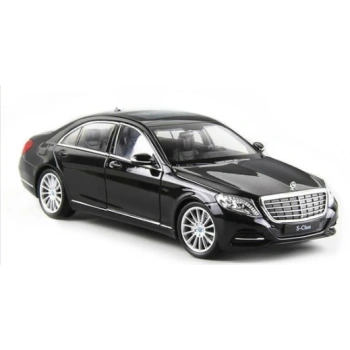 WELLY 1/24 Ölçek Mercedes-Benz S Class Model Araba (siyah)