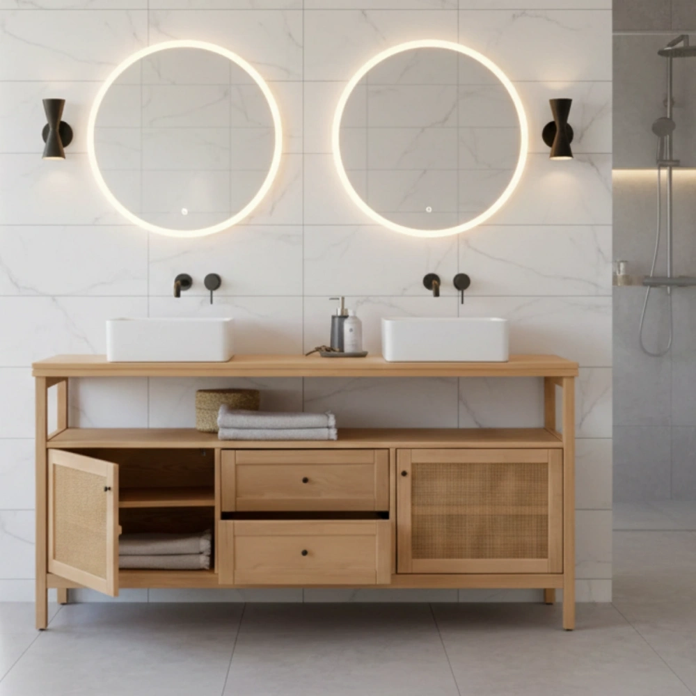 Altea Rattan Detaylı Çok Amaçlı Büfe, Konsol