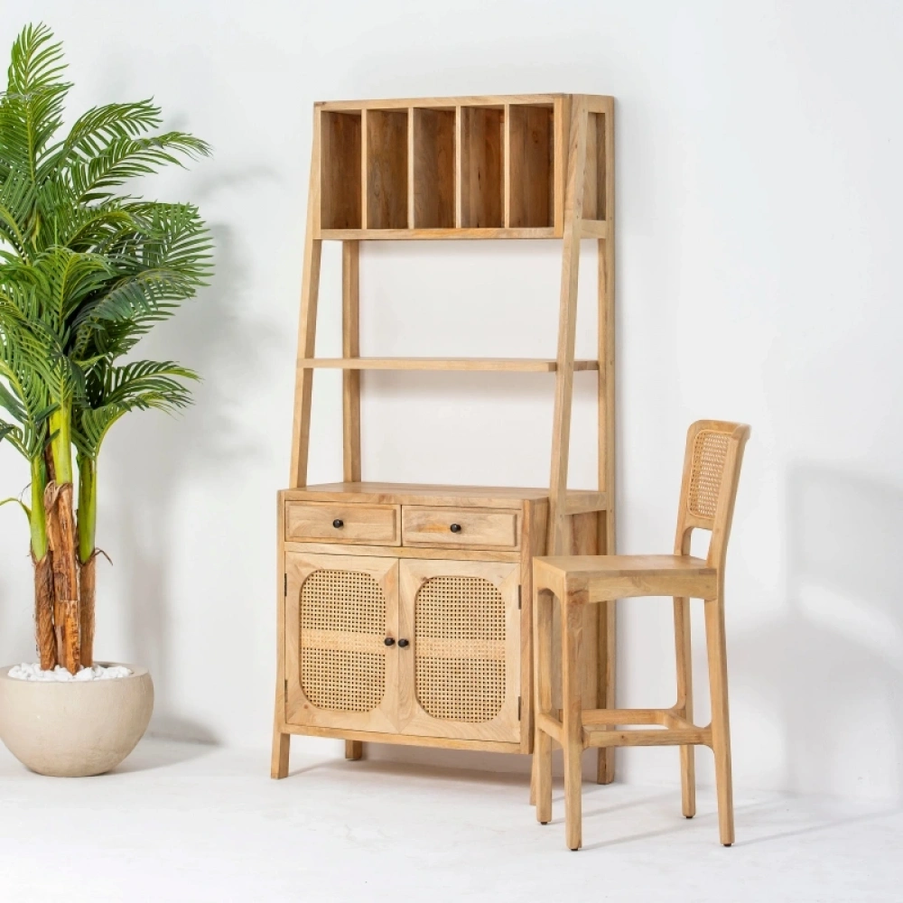 Evora Masif Ahşap Hazeranlı Büfe, Kitaplık