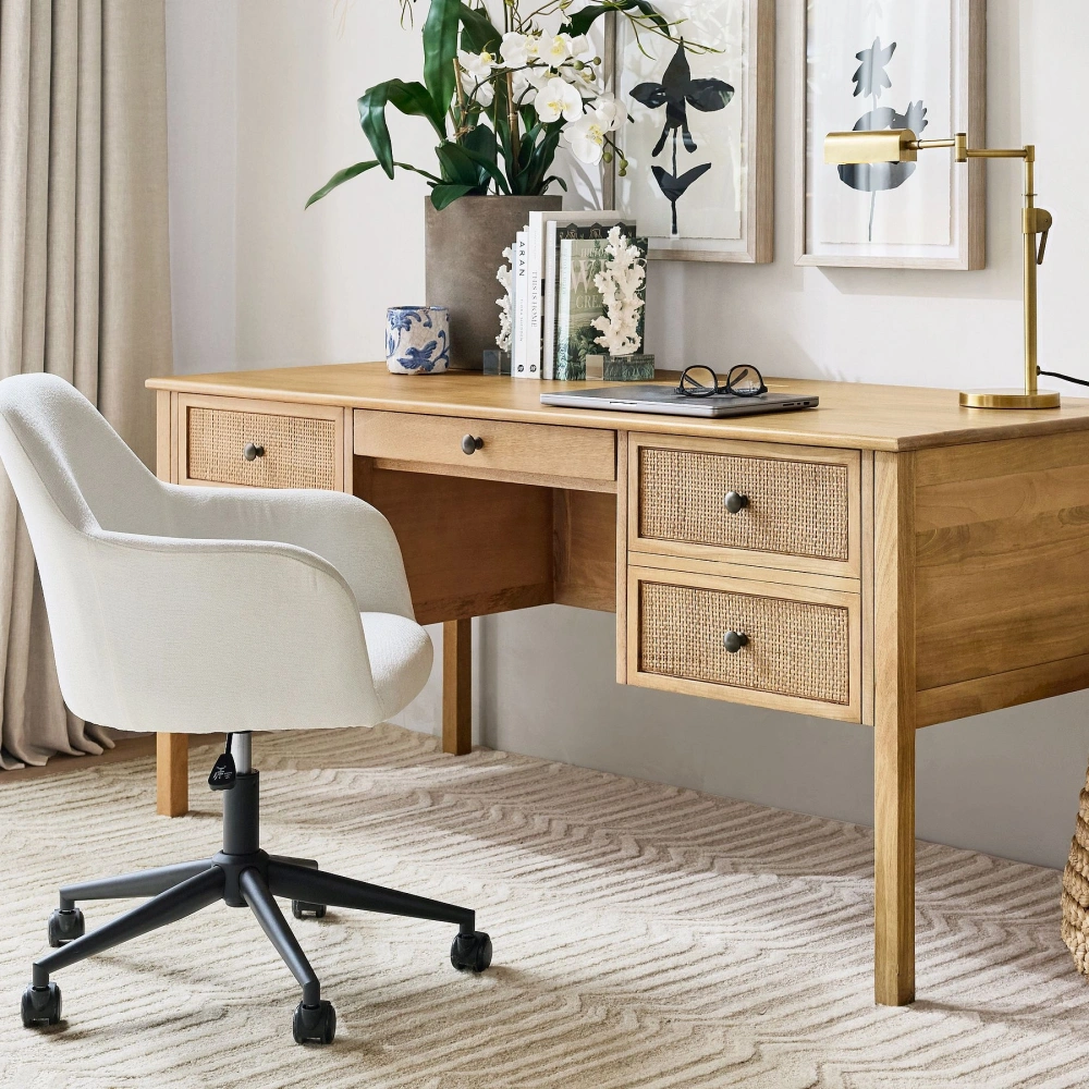 Rattoria Masif Ahşap Çalışma Masası