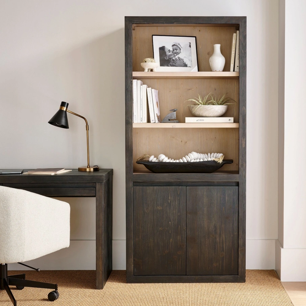 Noir Masif Ahşap Çok Amaçlı Büfe