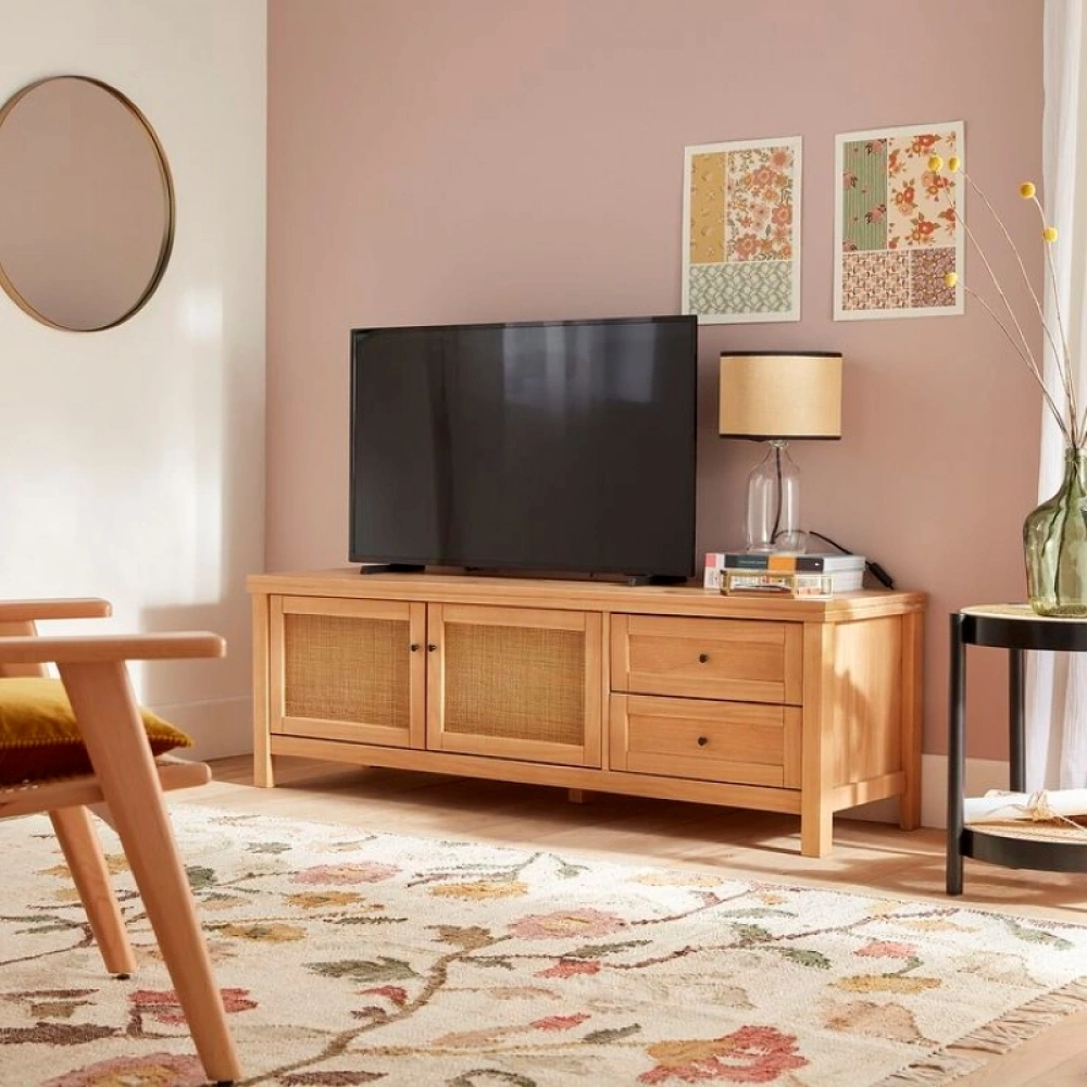 Altea Rattan Detaylı Masif Tv Ünite