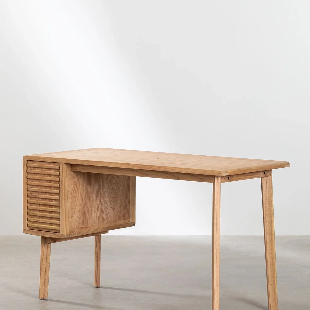 Deleyna Masif Ahşap Çalışma Masası