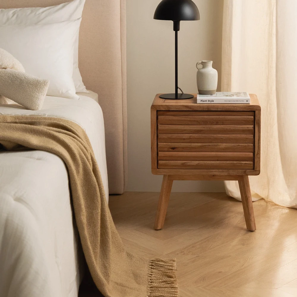 Deleyna Masif Ahşap Komodin