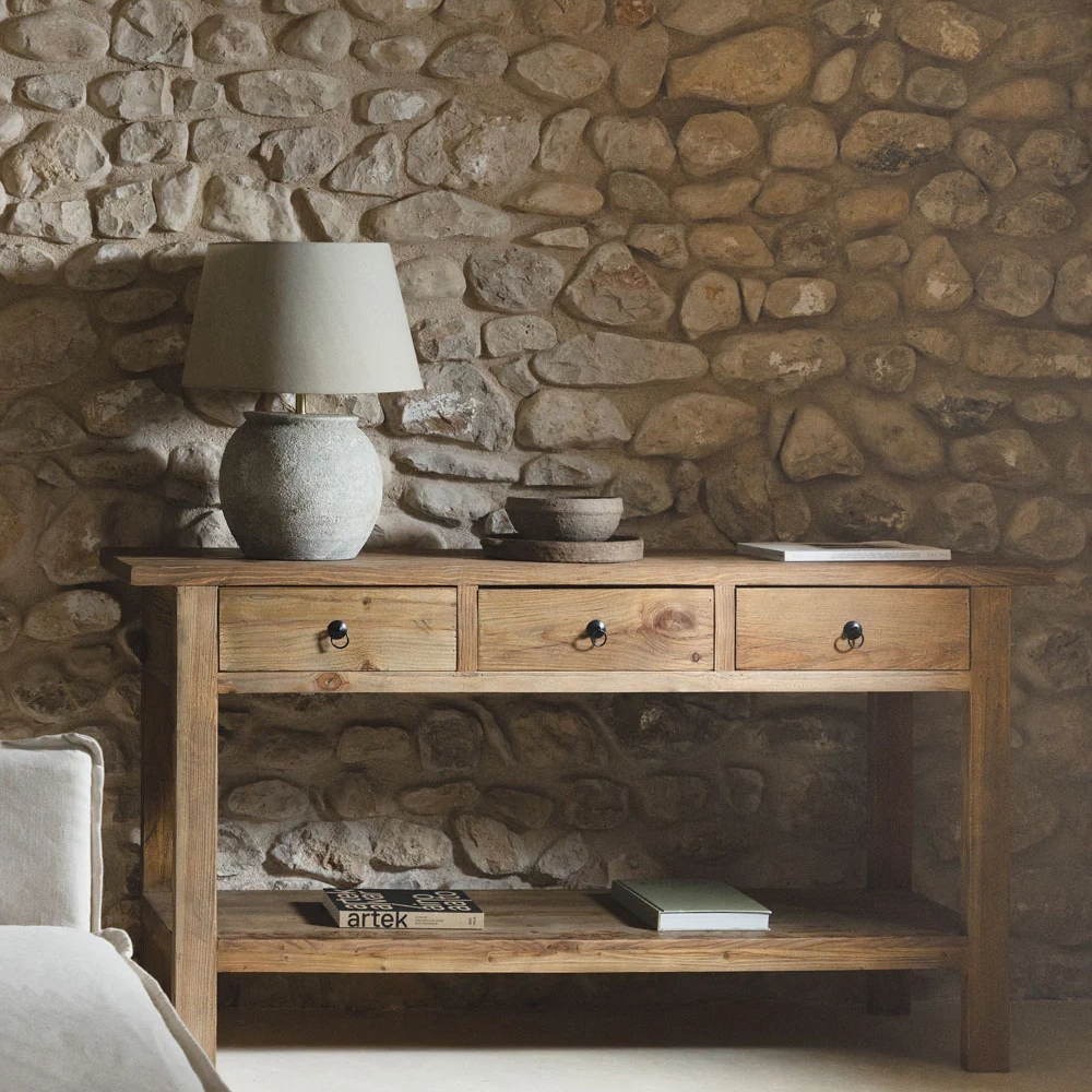 Delfino Masif Ahşap Dresuar