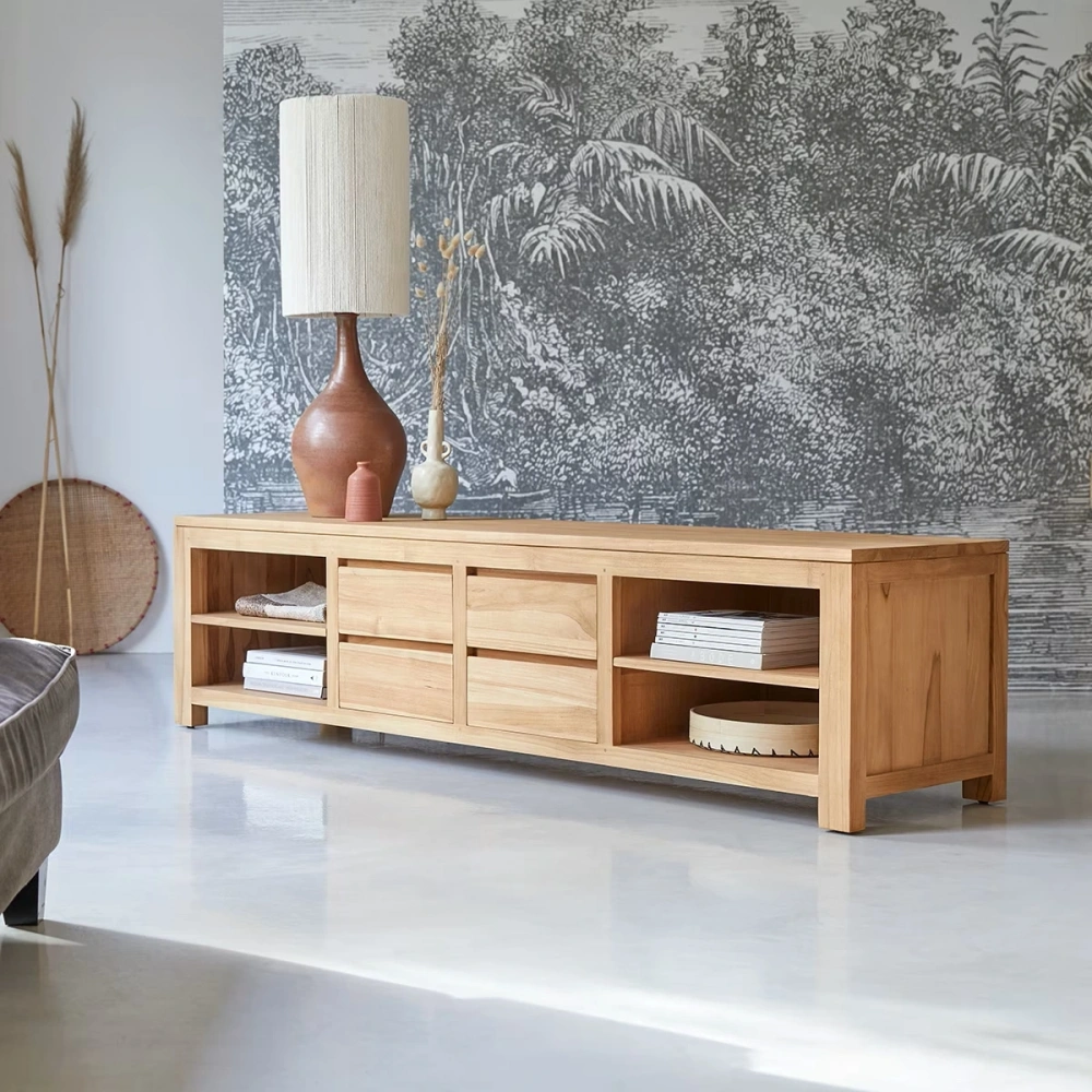 Potio Masif Ahşap Tv Ünite