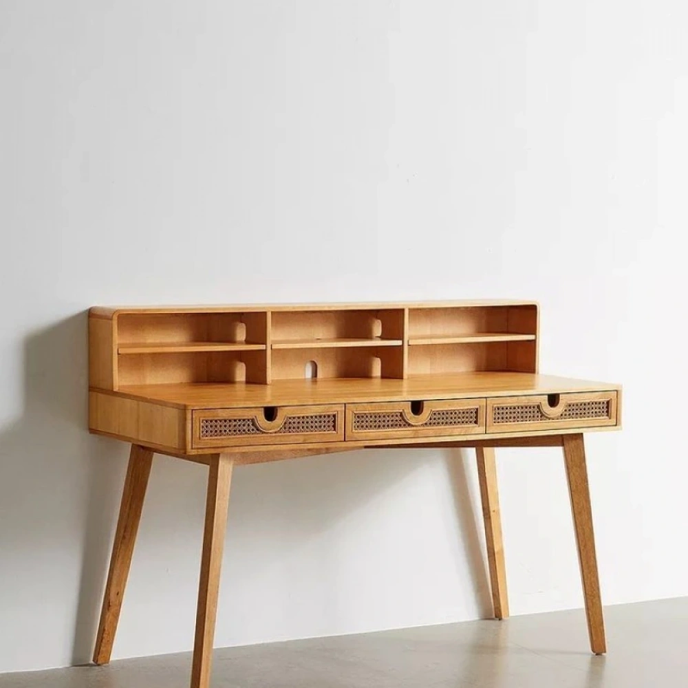 Sion Masif Ahşap Hazeranlı Çalışma Masası