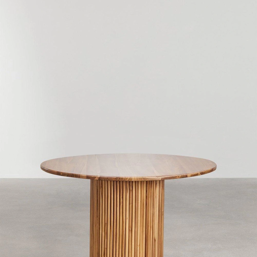 Vien masif ahşap yemek masası