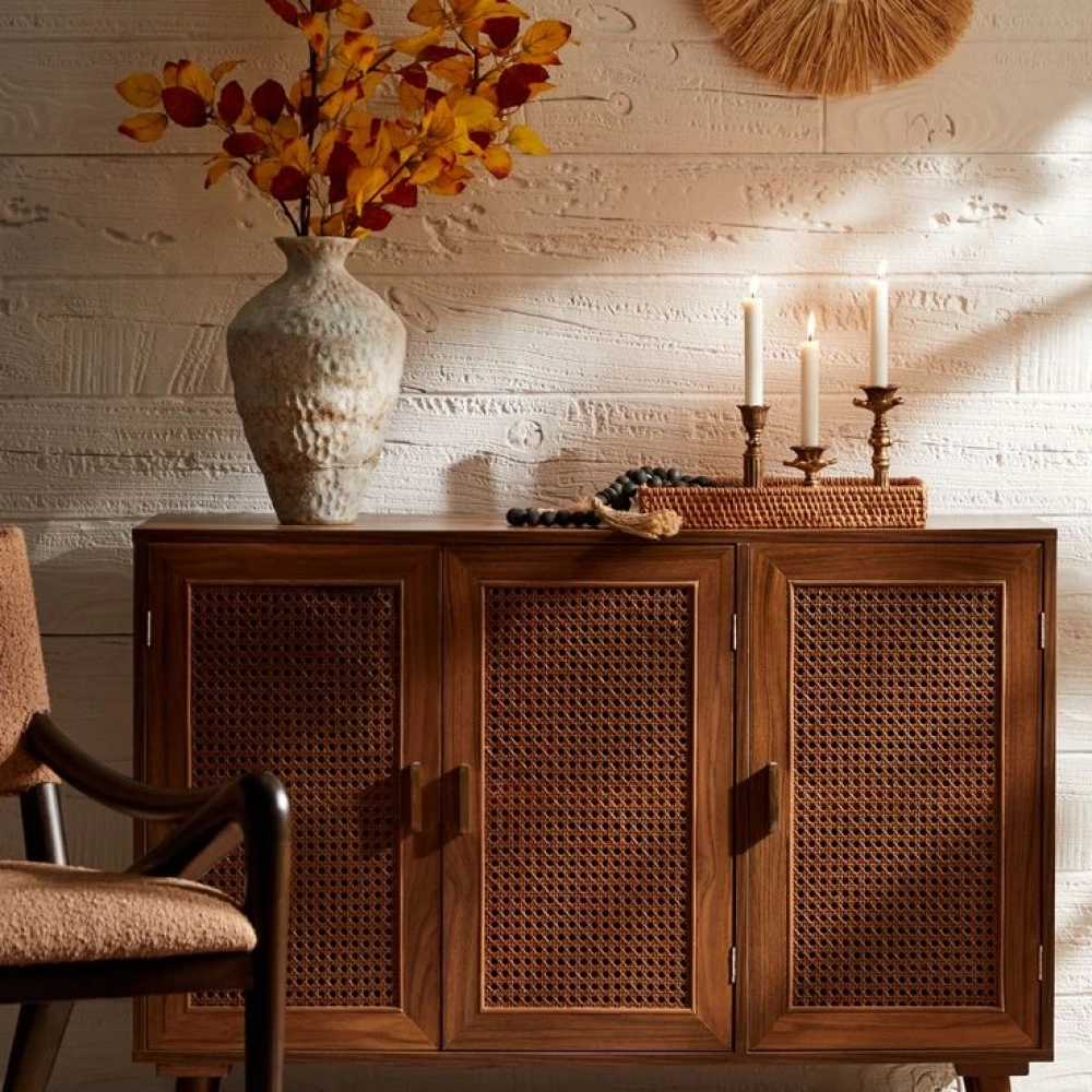 Vintage Walnut Stil Masif Konsol