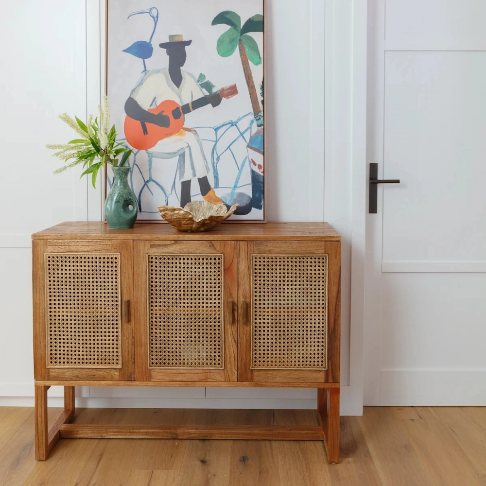 Vista Masif Ahşap Hazeranlı Konsol