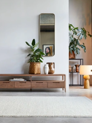 Alto Masif Ahşap Ceviz Model Tv Ünite