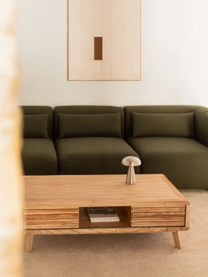 Deleyna Masif Ahşap Orta Sehpa