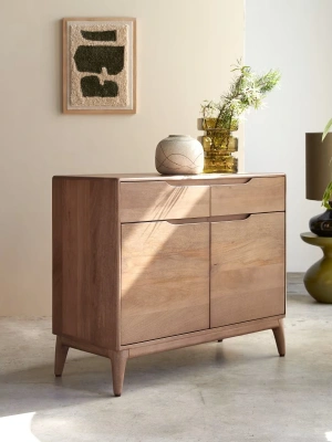 Gabrielle Masif Ahşap Kapaklı Şifonyer