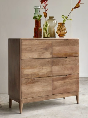 Gabrielle Masif Ahşap Şifonyer