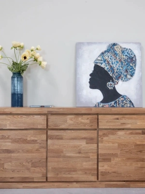 Jorvik Masif Ahşap Natural Model Konsol