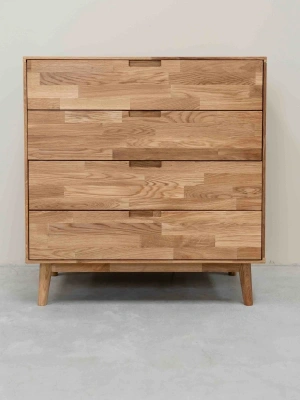 Jorvik Masif Ahşap Şifonyer