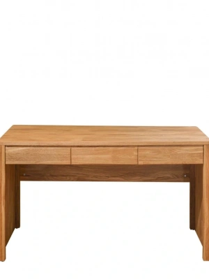 Mercader Masif Ahşap Açık Ceviz Model Çalışma Masası