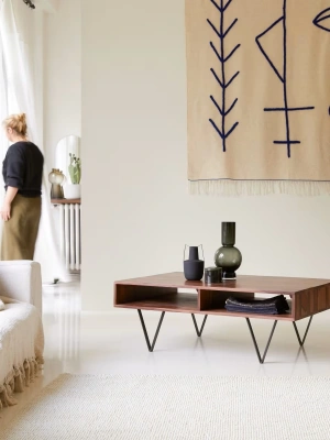 Metric Masif Ahşap Orta Sehpa