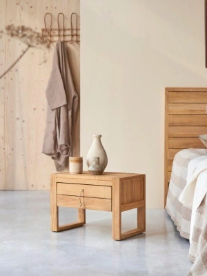 Minimalys Masif Ahşap Rustik Model Komodin