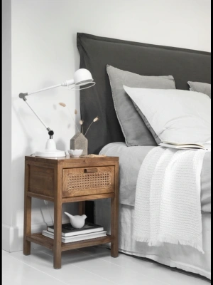 North Masif Ahşap Komodin