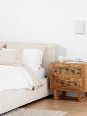 Vista Masif Ahşap Hazeranlı Komodin