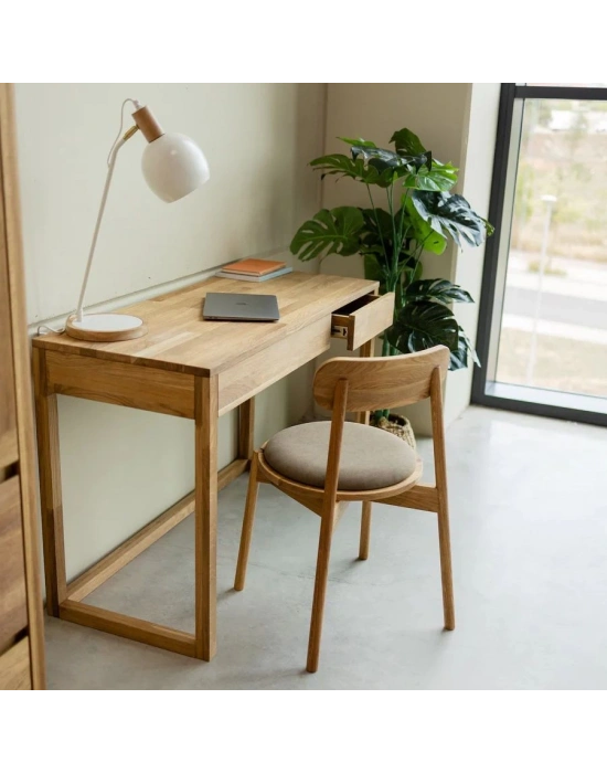 Ahşap basic model masif çalışma masası