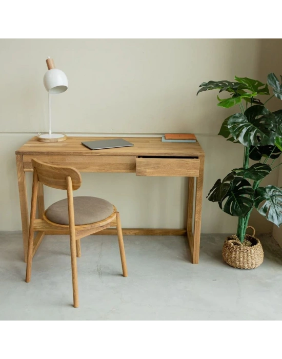 Ahşap basic model masif çalışma masası