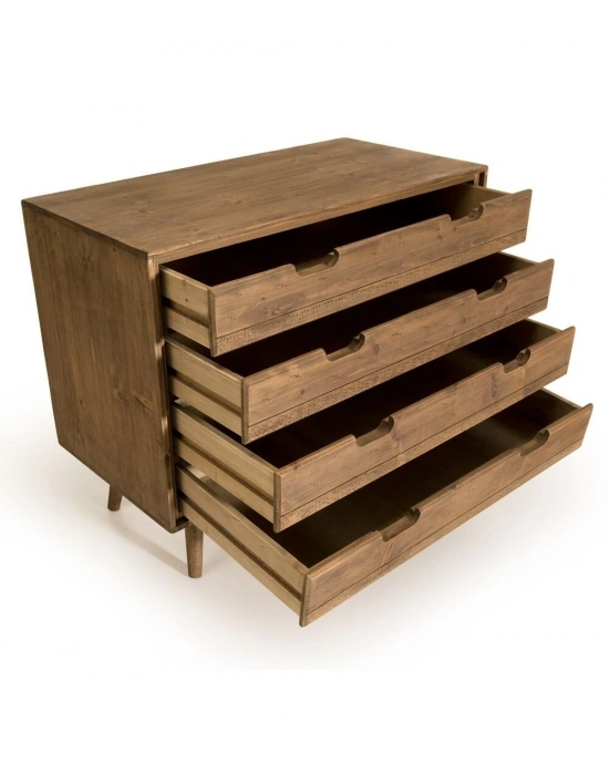 Ahşap vintage model masif şifonyer