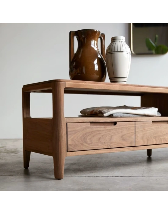 Alto Masif Ahşap Ceviz Model Tv Ünite