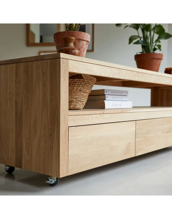 Anoa Masif Ahşap Tv Ünite