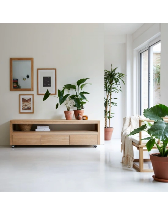 Anoa Masif Ahşap Tv Ünite