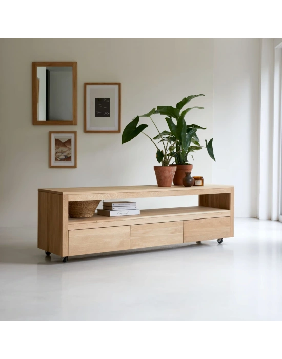 Anoa Masif Ahşap Tv Ünite