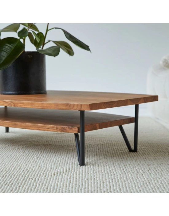 Bonnie Masif Ahşap Orta Sehpa