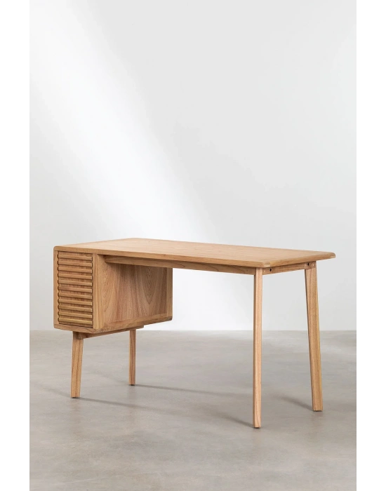 Deleyna Masif Ahşap Çalışma Masası