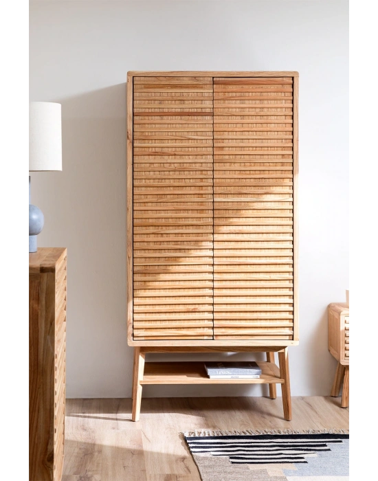 Deleyna Masif Ahşap Gardrop