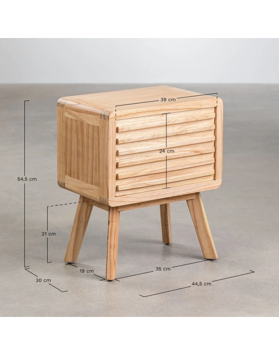 Deleyna Masif Ahşap Komodin